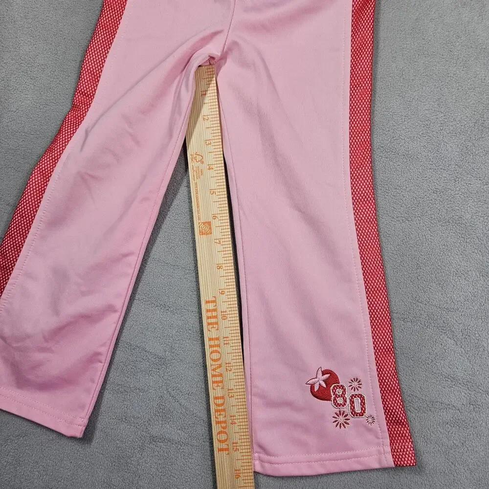 Vintage Y2K Strawberry Shortcake Tracksuit Girl 4T Jacket Pants Pink Outfit 2006